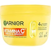 Garnier Vitamin C Fresh &amp; Bright Sorbet Anti-Stain Moisturizing Cream 85 ml | Ultralight Sorbet Texture with Vitamin C and Ni
