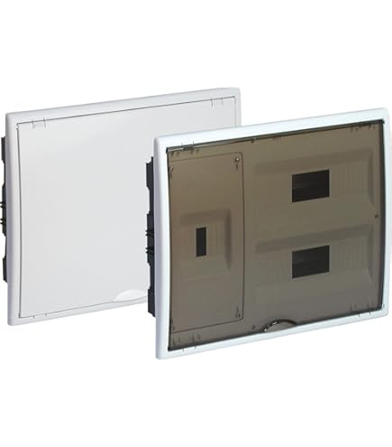 Caja De Distribución Solera 5203CB - 24+4 Elementos Precintables, Blanco - Para Empotrar En Pared (410x270x68 Mm)