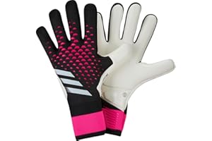 GJPWAKWM Guantes de portero de fútbol, guantes de entrenamiento de portero, agarre fuerte, antideslizantes y transpirables, para adultos y niños, talla 6, color negro