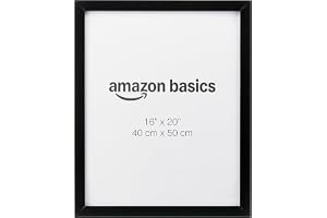 Amazon Basics rektangulär affisch-/fotoram i trä, 40 x 50cm