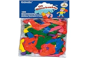 Amscan - 6437-100 palloncini in lattice bombolette d'acqua