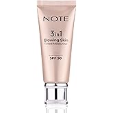 Note Cosmetics 3 in 1 Glowing Skin Tinted Moisturizer 50 SPF Işıltılı Aydınlatıcı Krem