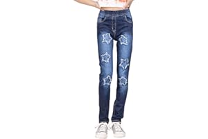 A2Z 4 Kids Girls Denim Jeans Comfort Stretchy Jeggings Bell Bottom Ripped Flared Pants Trendy Fashion Jeans for Girls Age 5-6, 7-8, 9-10, 11-12 & 13 Years