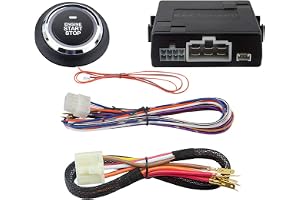 EASYGUARD ES002-P2 motorstartmodul med fjärrstart för automatisk växling bil, kompatibel med billarm eller nyckellöst ingång DC12V