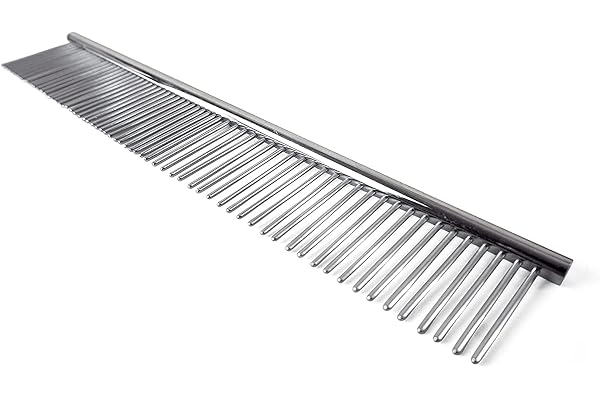 Nihcora Peigne à Franges en Macramé Tapisserie Peigne à Tisser Artisanat en Acier Inoxydable pour Brosser Les Cheveux Longs Cordon de Coton à Brin