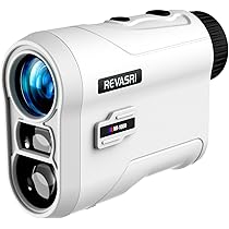 Telemetro da golf da 1300 metri con pendenza, telemetro di ricarica USB C Golf con striscia magnetica, ingrandimento 6x, mirino da 25 mm, blocco bandiera e telemetro a vibrazione a impulsi per