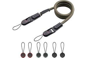 QMLING Camera Strap Quick Release, Climbing Rope Camera Strap, Camera Neck Shoulder Strap for SLR DSLR Digital Mirrorless Camera
