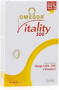 Omega 3 500mg - Olio di Pesce con 400mg EPA e DHA capsule 2:1 | L'unico  Omega 3 IFOS certificato 5 stelle dal 2006 | Integratore di Omega-3 fish  oil in capsule