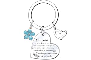 Lumengqi Llavero Inspirador Regalos Inspiradores Regalo Mejor Amiga Llavero Joyería Familia Amistad Regalos originales para Amigos Especiales, cumpleaños, despedida, hombre mujer