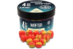 Haldorado Lot de 4 appâts de pêche à la carpe, 4 formes d'appât différentes, 8-10 mm, méthode ou pêche traditionnelle