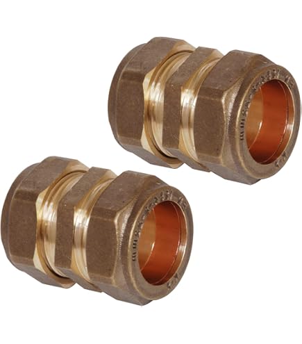 thumbnail image 2 of 1/2" Copper Propress Coupling Fittings – Pack Of 10 – NPT Thread – For Pipe & Tube 2 of 4