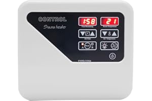SHZICMY Saunasteuerung Sauna External Controller Für 3-9KW Steuergerät Saunasteuergerät, Überhitzungsschutz