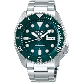 Seiko 5 Sports Men's Watch with Stainless Steel Metal Band