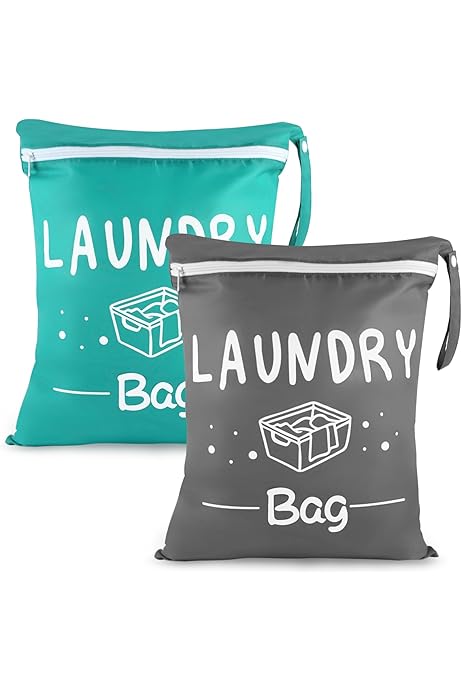 Wäschesack 2er Set - Wasserdichte Reisebeutel Für Schmutzwäsche