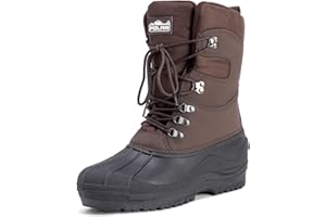 POLAR Męskie wysokie nylonowe siatki z nakładką kaczka wodoodporna podeszwa sznurowane zimowe