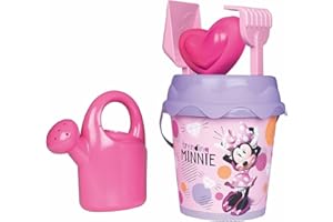 Smoby - Minnie - Seau de Plage Garni - Arrosoir + Moule à Sable - Dès 18 Mois - 862128