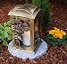 Produktbild Grablampe Grablicht Grabdekoration Grabschmuck Gartenlampe Kerze incl.Grabkerze