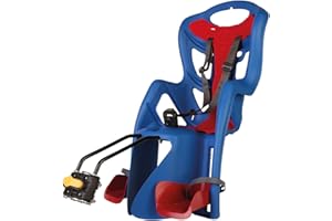 B BELLELLI Bellelli Pepe Standard Seggiolino Bici Posteriore per Bambini, Blu