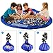 Produktbild Toy Storage Bag for Lego's Mega Bloks Lincoln Logs Dolls Barbie's,Toocoo Drawstring Organizer 150cm Kids Play Mat Blue