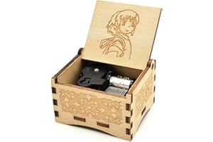 Micteney Carillon spiritato via, merchandising spirited, regali, orologio in legno, suonare la melodia Always With Me (Spiraway)