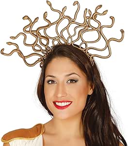 BrKern Medusa Kostüm Set - Griechische Göttin Mit Kopfschmuck & Schmuck