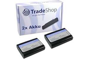 Trade-Shop 2X Kamera Li-Ion Akku 1800mAh für Leica BM8 M8 M8.2 M9 14464 BM-8 M-8 M-8.2 M8,2 M-9 M9P M9-P M-9P M-E ME 144-64 ersetzt Leica M8 M9 BLI-312 M-8 M-9 BLI312