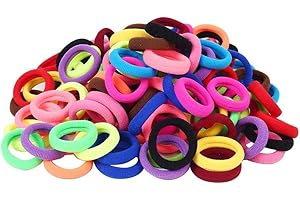ASYKNM Set 200 Elastici Colorati per Capelli Bambina, Codini e Accessori per Neonati e Ragazze, Mini Elastici Capelli Piccoli e Comodi, Ideali per Ogni Occasione
