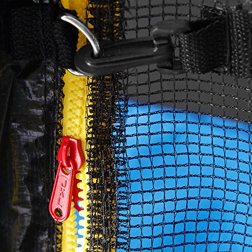 Netz für Trampolin Ø 2,44- 4,26m Sicherheitsnetz inkl. Karabinerhaken zur Befestigung - 5