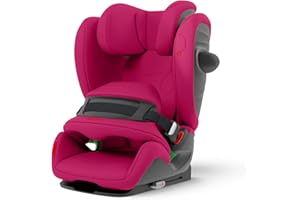 CYBEX Gold Pallas G i-Size Fotelik samochodowy, Do samochodów z i bez ISOFIX, 76 - 150 cm, Od ok. 15 miesięcy do ok. 12 lat (ok. 9 - 50 kg), Magnolia Pink
