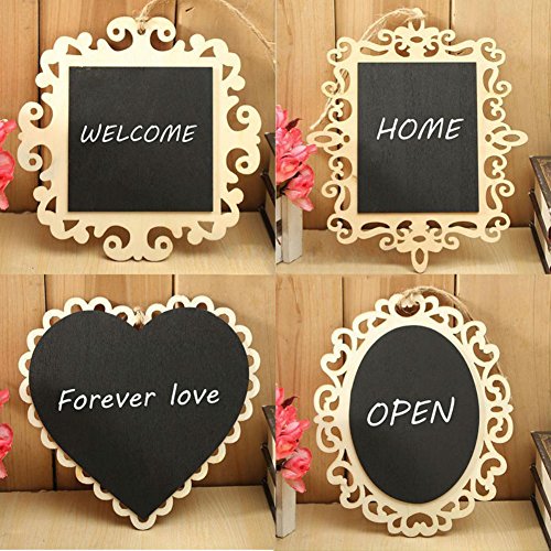 akoak 4 diferentes tipos Vintage corazón forma redonda, para colgar 