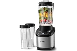 7000 Höghastighetsmixer, ProBlend Ultra, 1500W | 6 snabbvalsprogram – iskrossning, smoothies, snabbrengöring, HomeID
