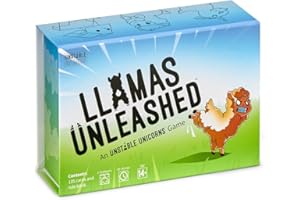 UNSTABLE GAMES TeeTurtle TEE4122 Llamas Unleashed, Multi-Colour