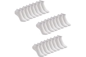 CAUDBLOR 6 par skarpet do sneakersów, krótkie skarpety, męskie, damskie, skarpety sportowe, półskarpety z 80% bawełny, rozmiar 37–41, 39–45