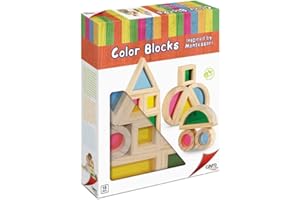 Cayro- Blocs De Couleurs Inspirés De Montessori, Multicolores (8170), À Partir De 3 Ans