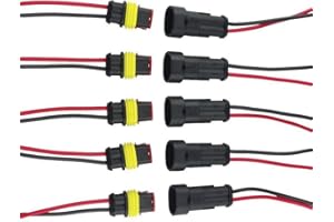 ESUPPORT E Support™ 5 X 2 via Pin kit presa auto auto impermeabile connettore elettrico con del filo AWG