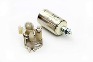 BISOMO Set Zündkondensator und Unterbrecher für Simson S51, S50, S70, SR50, SR80, SR4-1 Spatz, SR4-2 Star, SR4-3 Sperber, SR4-4 Habicht Vogelserie