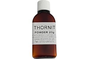 Thornit Ear Powder 20g Bottle - Dogs, Cats & Rabbits. For Sore, itchy, yeasty Ears, Paws and skin. The original & Genuine 100 year old proven formula!