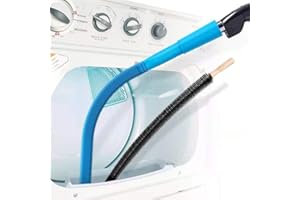 KSVS Dryer Vent Cleaner Kit, Vacuum Attachment, Bendable Dryer Lint Remover and Flexible Dryer Lint Brush, For Washer and Dryer Lint Remover etc, Dryer Cleaning (2 PCS)