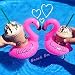 CCINEE 6pcs Hot Mini Cute Fanny Toys Red Flamingo Floating Inflatable Drinks Can Holder Swimming Pool Beach Party Kids