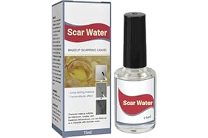 MIHAUUKE 15ml Maquillage Cicatrices,Maquillage à Effet Spécial SFX,Maquillage Liquide Collodion Rigide avec Brosse,Cosmétique Effets Spéciaux Maquillage Liquide pour Halloween