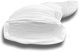 K-TECH-PRO Tubo flessibile in PVC flessibile per sistema a canale piatto serie K-6601 System 150 (90 x 220), lunghezza 3 m