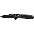 Gerber Gear Highbrow Plain Edge Drop Point Assited Opening Knife, Onxy [31-003674]