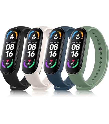 Cinturini Per Xiaomi Mi Band 6/5 - Set 3 Colorati, In Silicone Impermeabile, Regolabili E Traspiranti - Foto 3