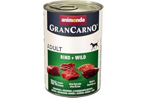 Animonda Vom Feinsten Grancarno Adult Karma Psów, Wołowina/Dziczyzna, 6 x 400 g