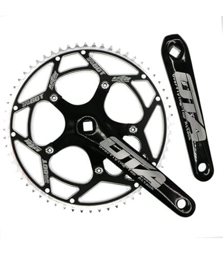 dolphin1986 Single Speed Crankset 44T 170mm Crankarms 110 BCD