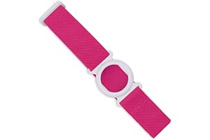 Diasticker® | Freestyle Libre 2 - Bande de fixation | Flexible - Résistant à l'eau - Tenue forte | brassard de capteur, protection, fixation | Ring: Blanc (Large: 35-45 cm, Rose)