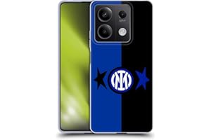 Head Case Designs Licenza Ufficiale Inter Milan Nero & Blu IM 2Stars Custodia Cover in Morbido Gel Compatibile con Xiaomi Redmi Note 13/13 PRO 5G