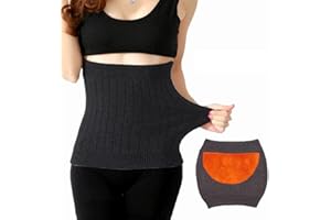 Luxylei Scaldavita Morbido E Caldo in Cashmere, Scaldavita, Legante per Reni, Supporto Elastico, Protezione per Lo Stomaco, Fascia per Schiena