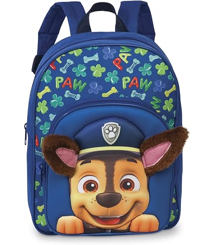 Paw Patrol Skye Kinder-Rucksack | Lila Design, Gepolsterte Träger | Mit Hauptfach & Seitentasche
