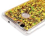 Huawei Nova Hülle Mavis's Diary Tasche Schutzhülle Gold Bling Glitzern Design TPU Softcase Fall Euit Back Cover Bumper Handytasche Scratch Telefon-Kasten Handyhülle Handycover + 1x Kapazitive Feder + 1x Gemeinsame Staubstecker - 